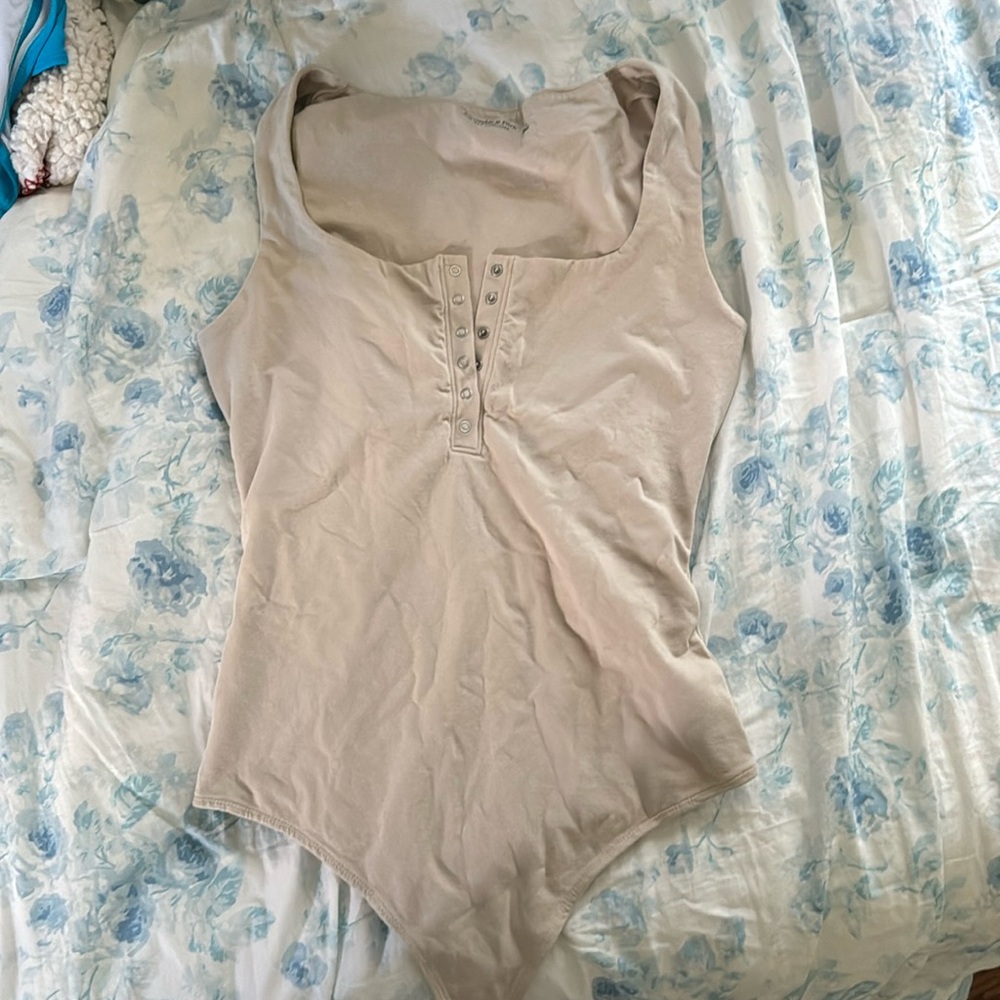 Abercrombie & Fitch Cream Bodysuit